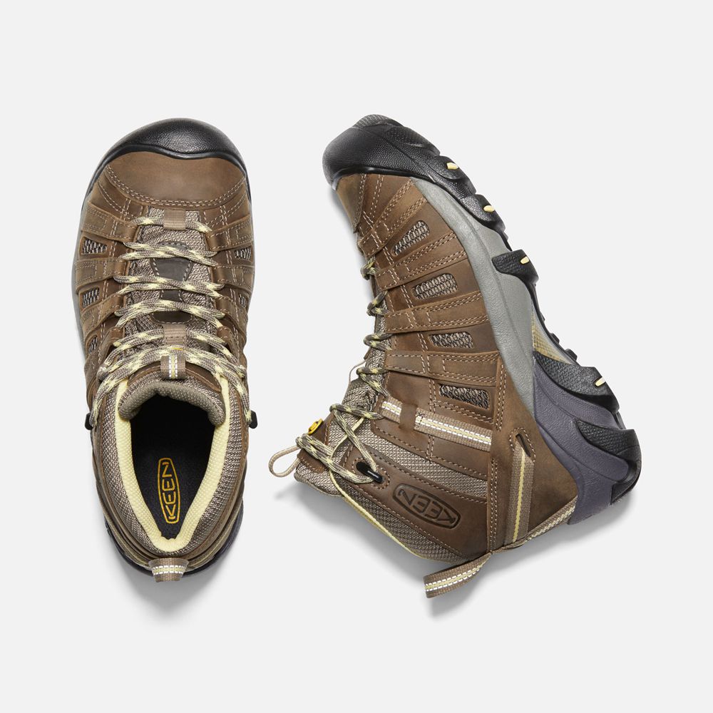 Keen Outdoor Bot Kadın Kahverengi - Voyageur Mid - Türkiye RQMW86251